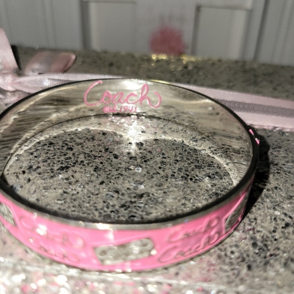 Coach Bangle Pink EUC - Picture 2 of 10